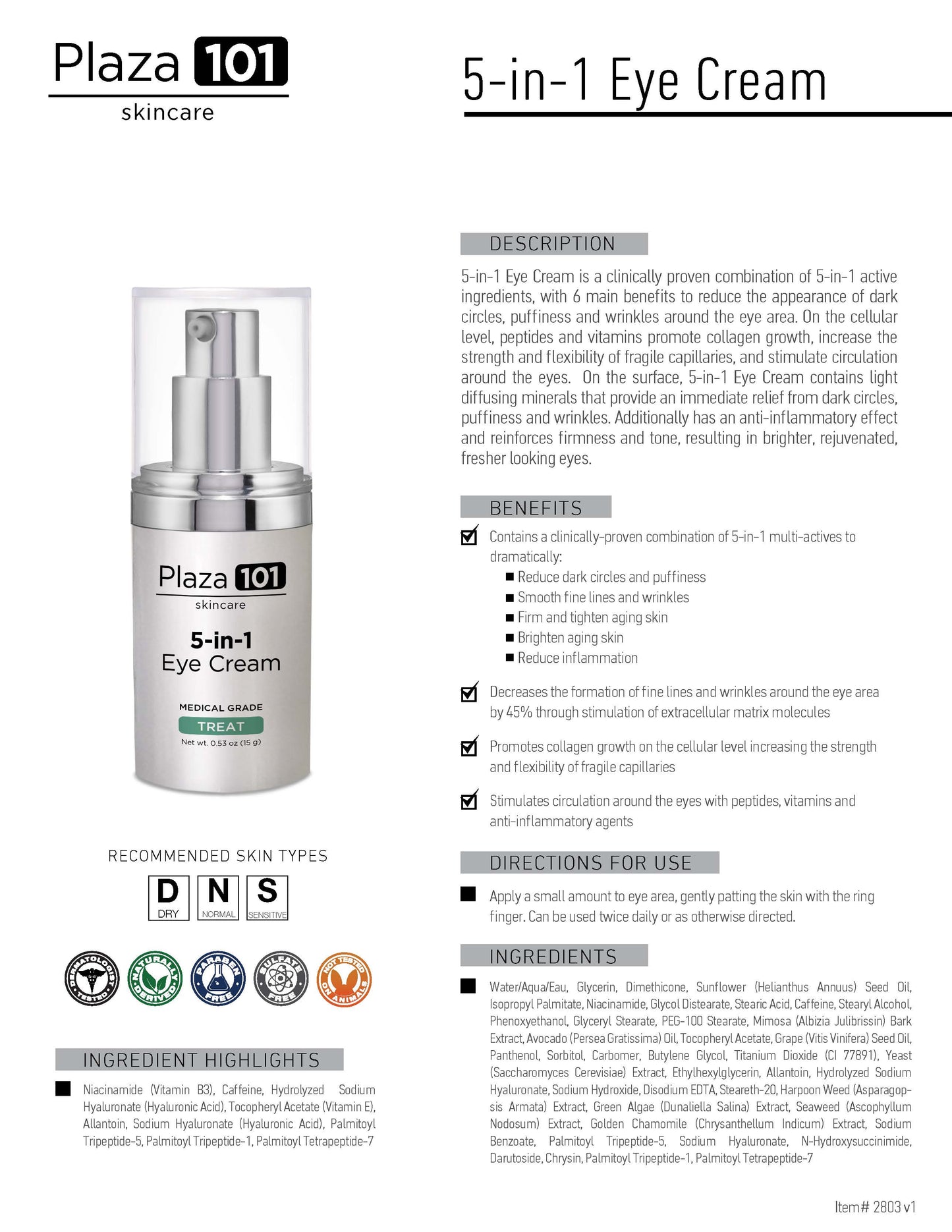 5-in-1 Eye Cream