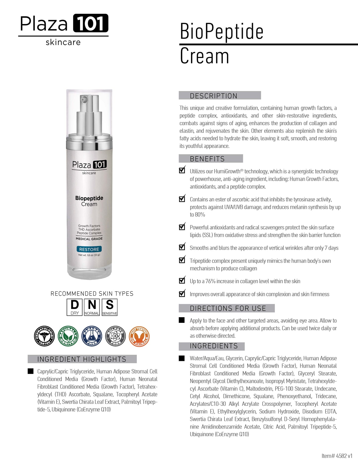 BioPeptide Cream