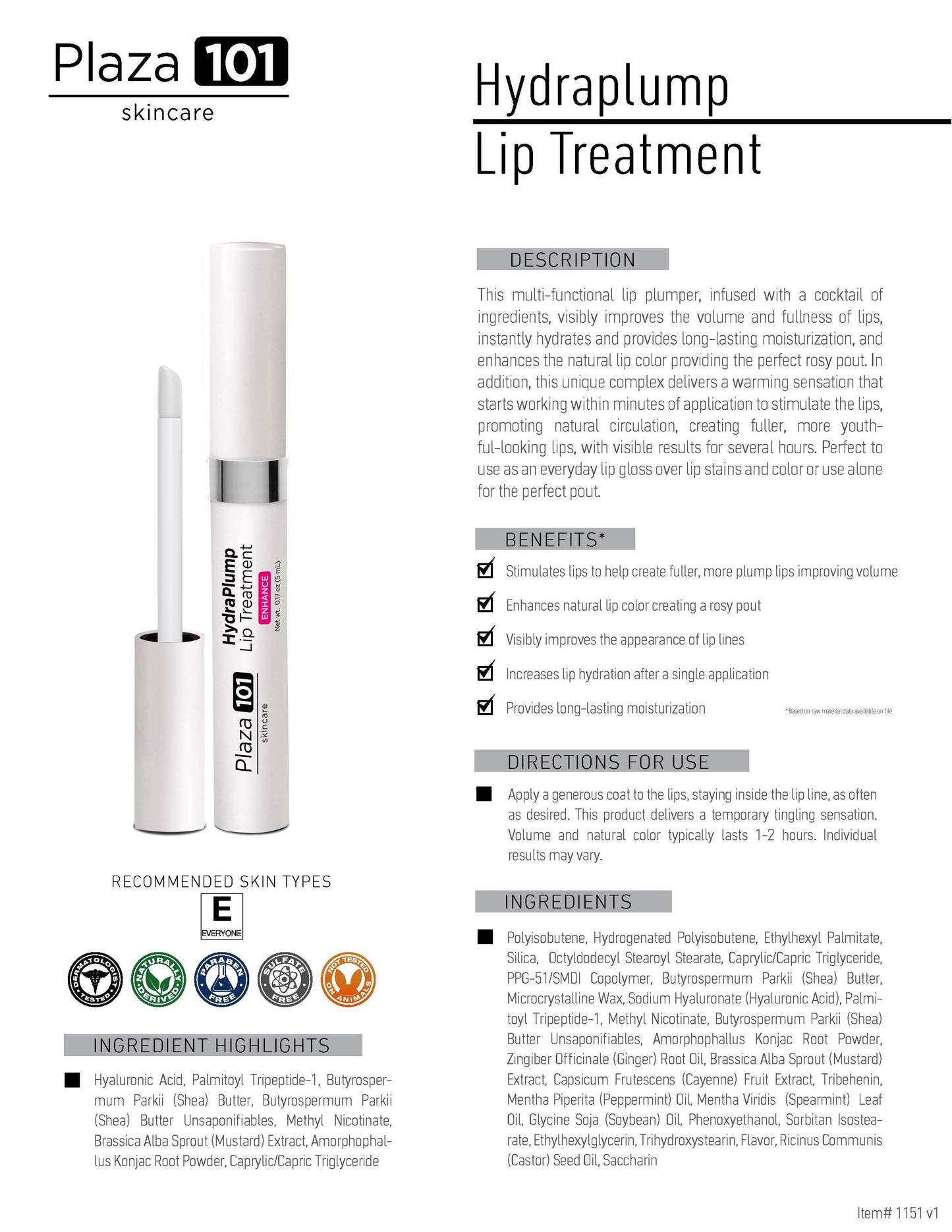 Hydraplump Lip Treatment