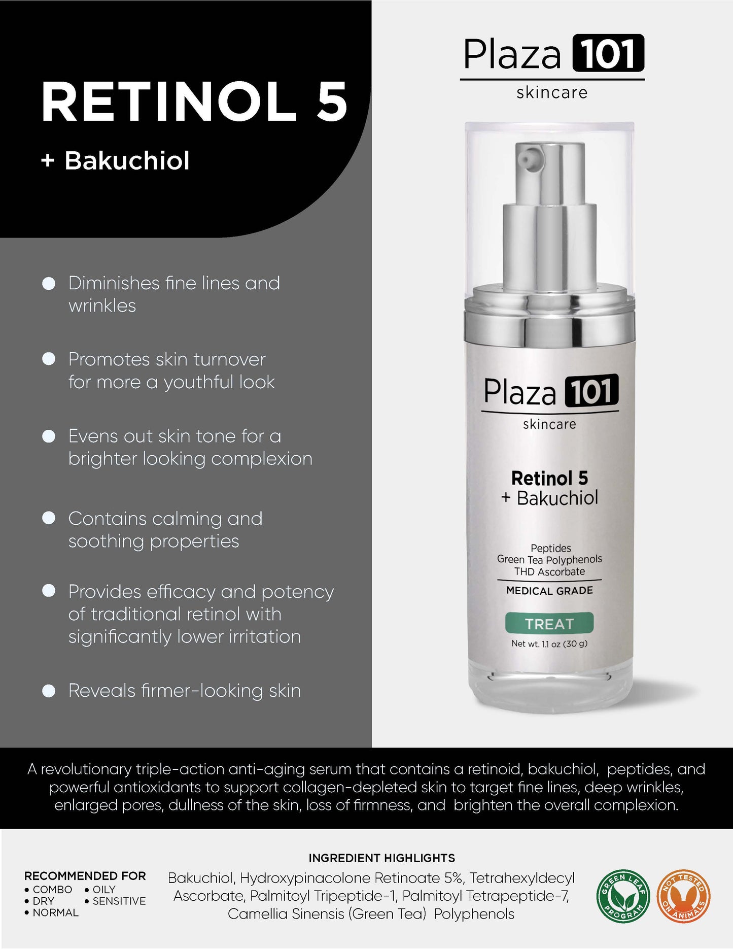 Retinol 5+ Backuchiol