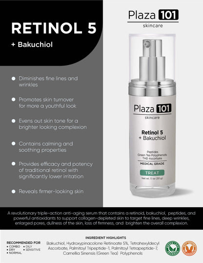 Retinol 5+ Backuchiol